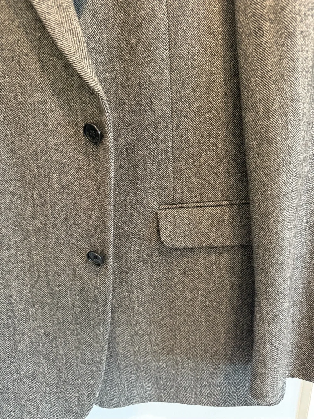 Tommy Hilfiger Classic Men's Gray Wool/Silk/Cashmere Blazer Size 42L